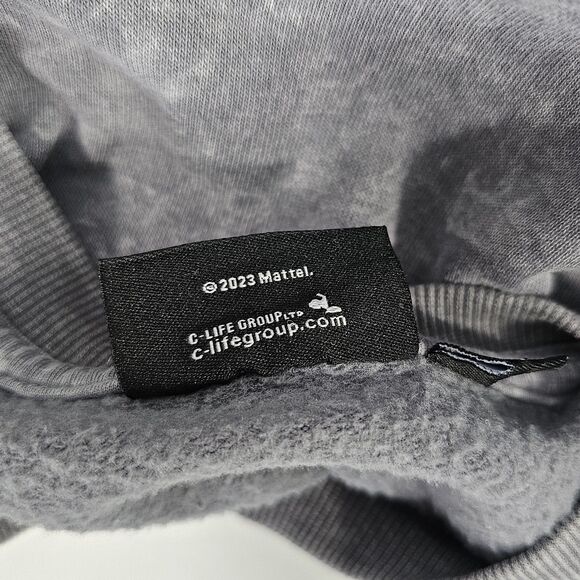 Barbie Logo Washed Gray Crewneck Sweatshirt, Size M, 2023 Mattel - Picture 4 of 7